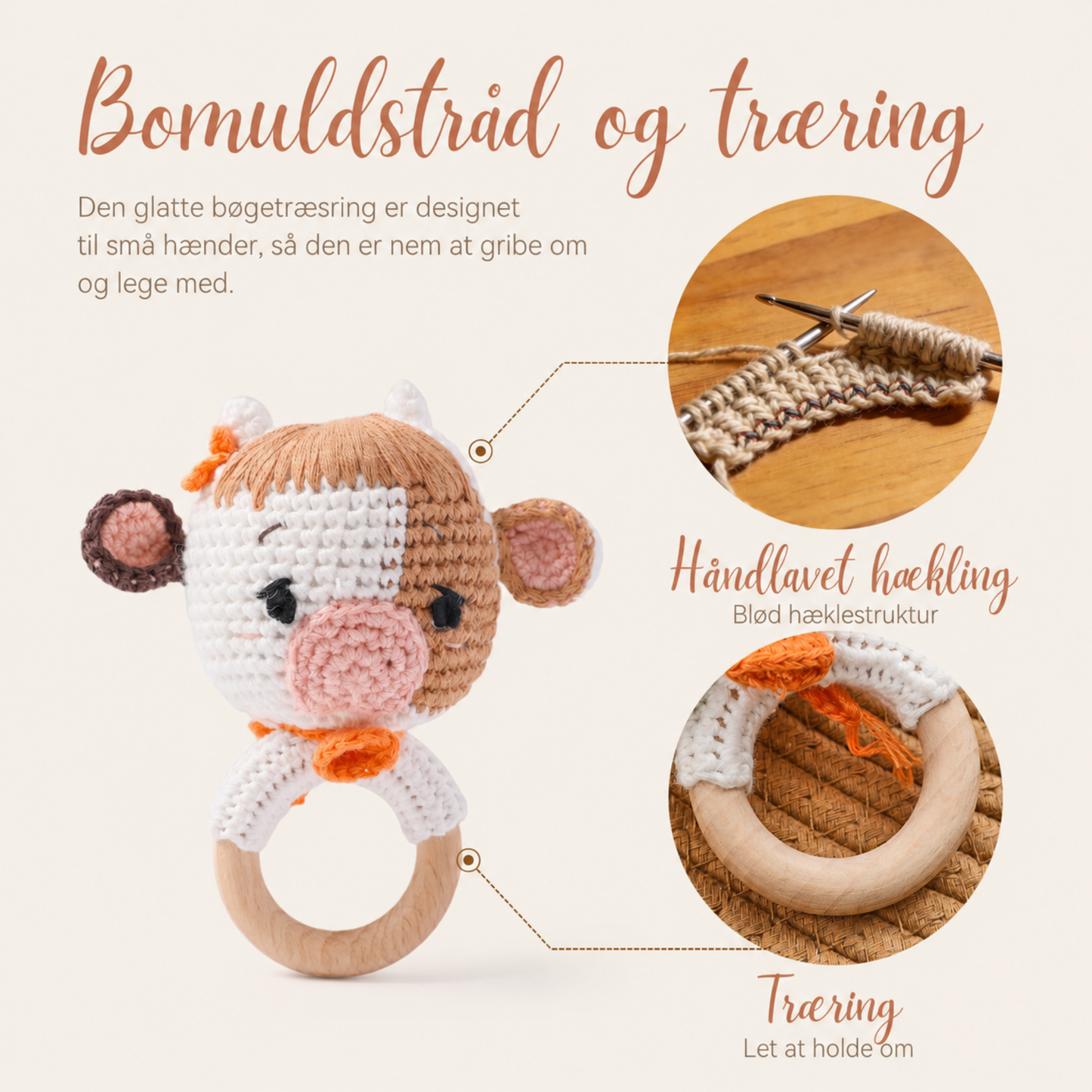 Hæklet rangle | Wee Moo