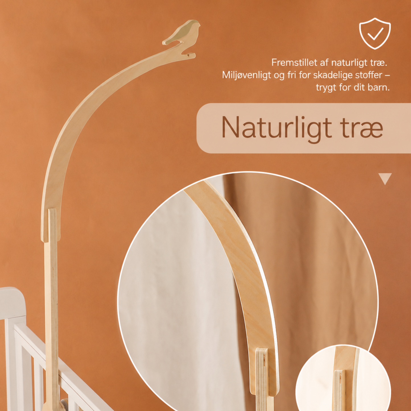 Bejoline Uroholder til tremmeseng | Birdie