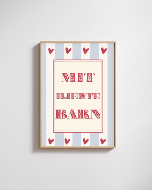 Børneplakat - Mit hjertebarn