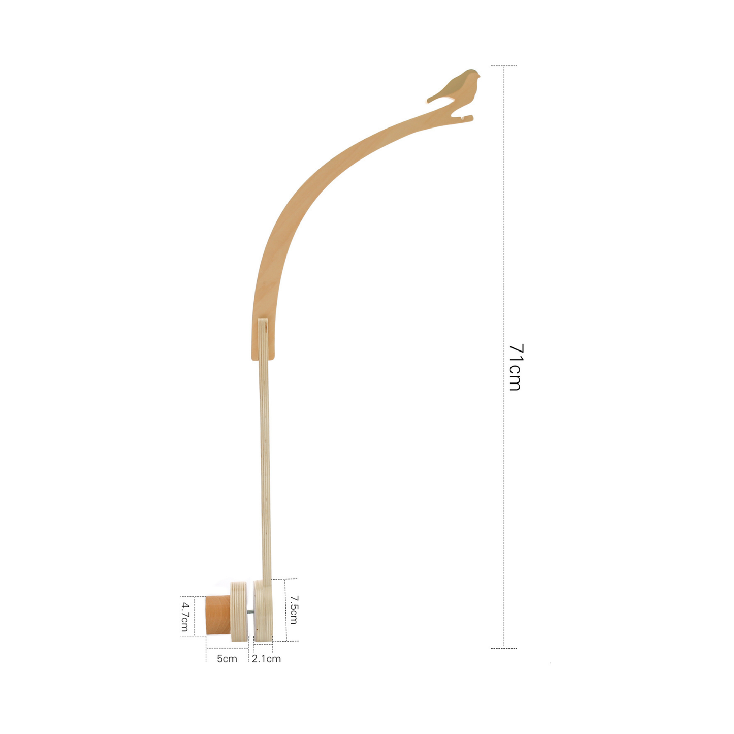 Bejoline Uroholder til tremmeseng | Birdie