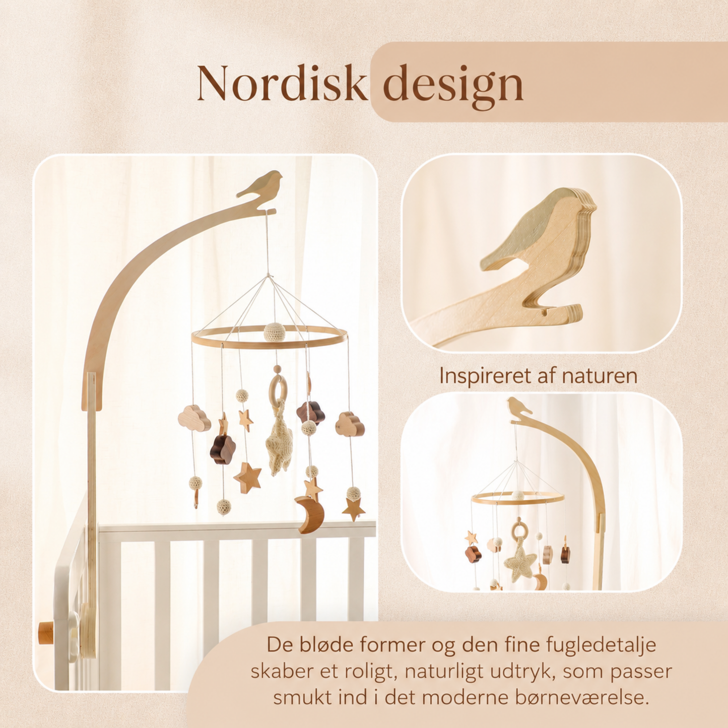 Bejoline Uroholder til tremmeseng | Birdie